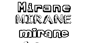 Coloriage Mirane