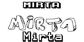 Coloriage Mirta