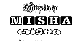 Coloriage Misha