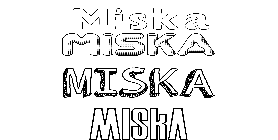 Coloriage Miska