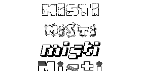 Coloriage Misti