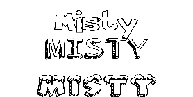 Coloriage Misty