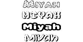 Coloriage Miyah