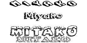 Coloriage Miyako