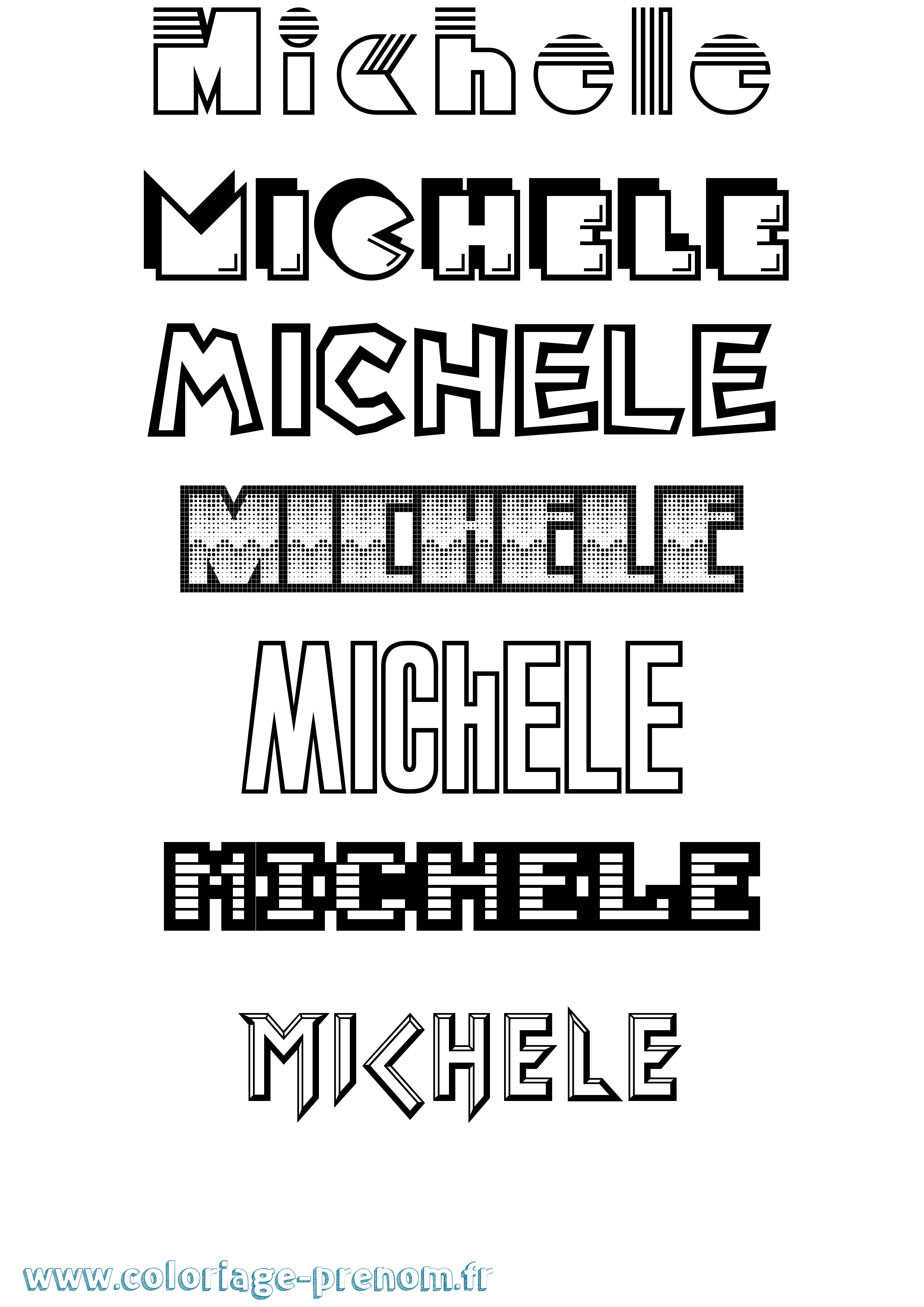 Coloriage Michele Jeux Vidéos Coloriage prénom Michele Jeux Vidéos