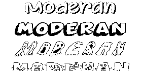 Coloriage Moderan