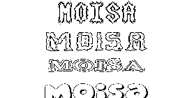 Coloriage Moisa