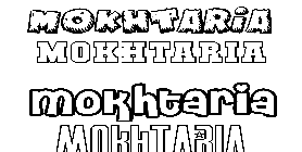 Coloriage Mokhtaria