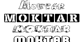 Coloriage Moktar