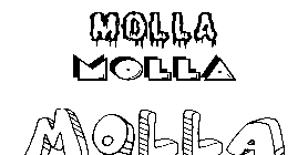 Coloriage Molla