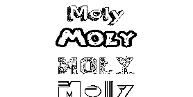 Coloriage Moly