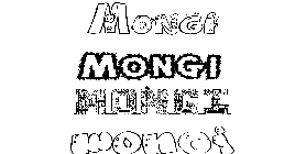 Coloriage Mongi