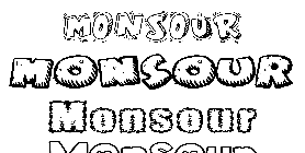 Coloriage Monsour
