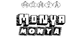 Coloriage Monya