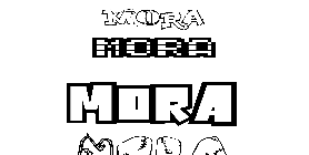Coloriage Mora