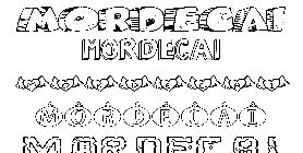 Coloriage Mordecai