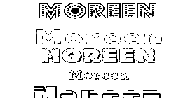 Coloriage Moreen