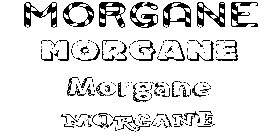 Coloriage Morgane
