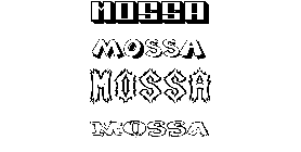 Coloriage Mossa