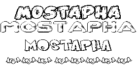 Coloriage Mostapha
