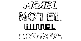 Coloriage Motel