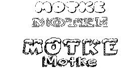 Coloriage Motke