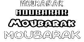 Coloriage Moubarak