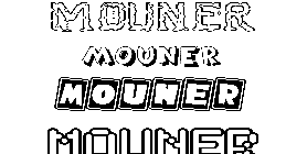 Coloriage Mouner