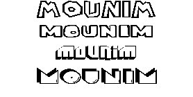 Coloriage Mounim