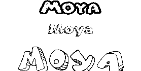 Coloriage Moya