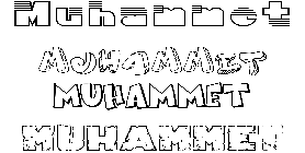 Coloriage Muhammet