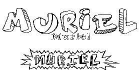 Coloriage Muriel