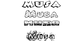 Coloriage Musa