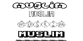 Coloriage Muslim