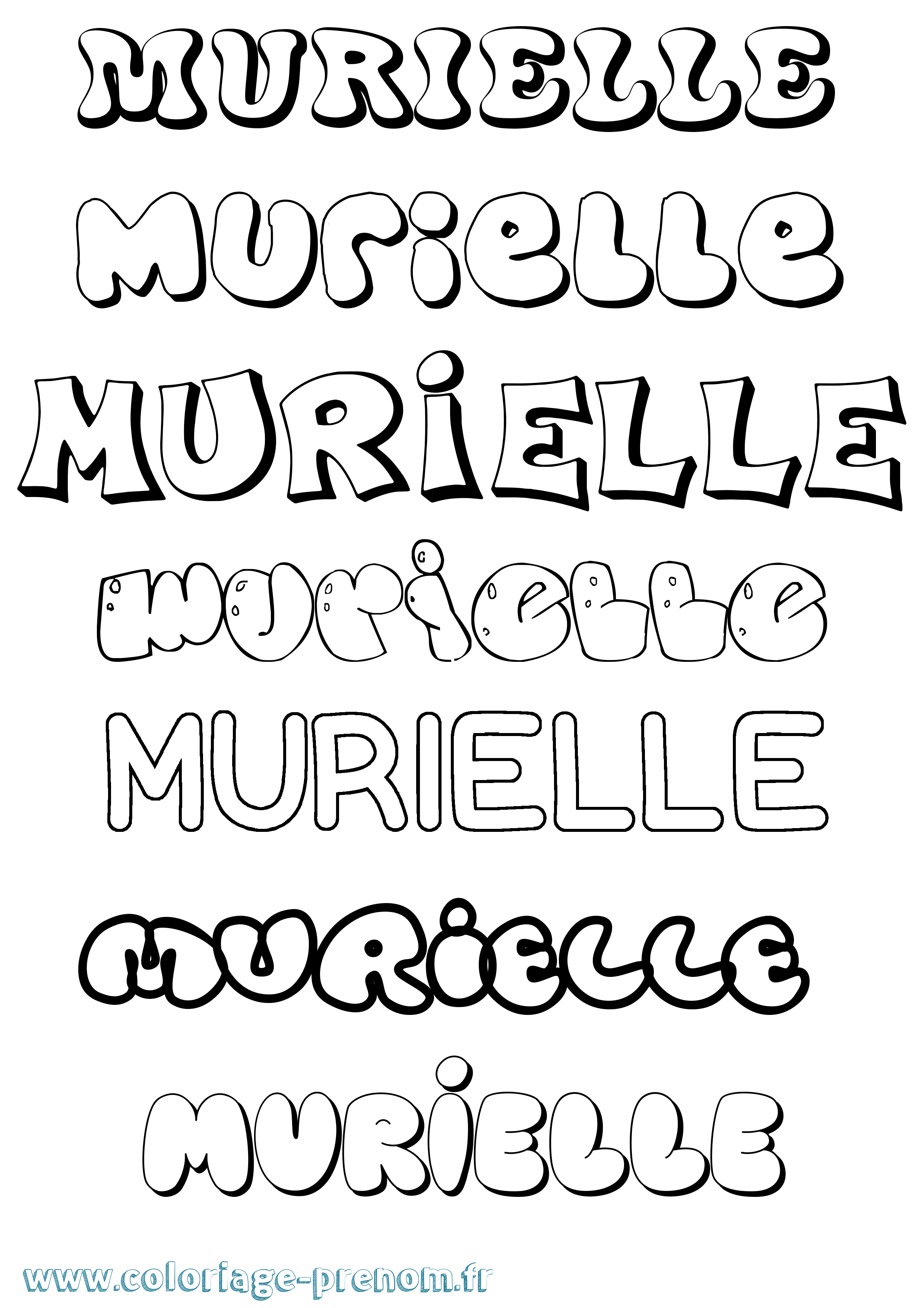 Prénom muriel fille
