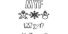 Coloriage Myf
