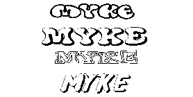 Coloriage Myke