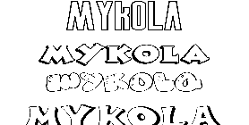 Coloriage Mykola