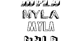Coloriage Myla