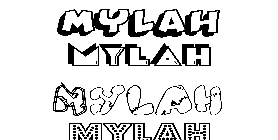 Coloriage Mylah