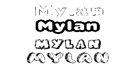 Coloriage Mylan