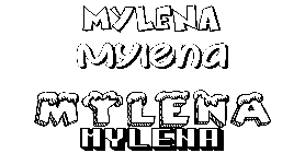 Coloriage Mylena