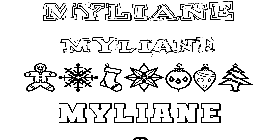 Coloriage Myliane