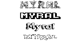 Coloriage Myral