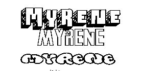 Coloriage Myrene