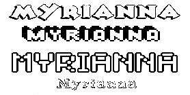 Coloriage Myrianna