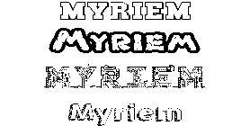 Coloriage Myriem