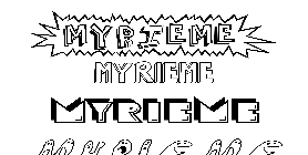 Coloriage Myrieme