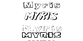 Coloriage Myris