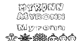 Coloriage Myronn